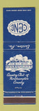 Matchbook Cover - Country Club of Northampton County Easton PA WEAR