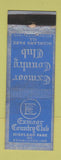 Matchbook Cover - Exmoor Country Club Highland Park IL WEAR