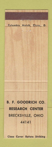 Matchbook Cover - BF Goodrich Research Center Brecksville OH