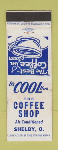 Matchbook Cover - The Coffee Shop Shelby OH WEAR