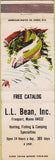 Matchbook Cover - LL Bean Freeport ME boots WEAR
