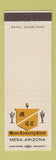 Matchbook Cover - Mesa Country Club Mesa AZ