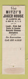Matchbook Cover - Jager House Restaurant Mitzi's New York City