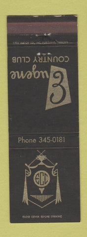 Matchbook Cover - Eugene Country Club Eugene OR