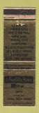 Matchbook Cover - Franklin House Ovid NY WEAR