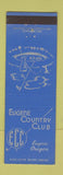 Matchbook Cover - Eugene Country Club Eugene OR