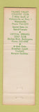 Matchbook Cover - Pajaro Valley Country Club Burlingame Watsonville CA WEAR
