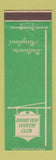 Matchbook Cover - Bonnie View Country Club Baltimore MD WEAR
