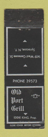 Matchbook Cover - The Port Grill Syracuse NY WORN