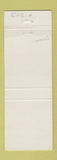 Matchbook Cover - Factory Outlet Furniture Jamestown NY 1976