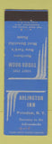 Matchbook Cover - Arlington Inn Potsdam NY