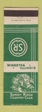 Matchbook Cover - Sunset Ridge Country Club Winnetka IL
