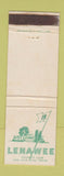 Matchbook Cover - Lenawee Country Club Adrian MI WEAR