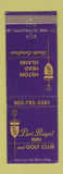 Matchbook Cover - Port Royal Inn Golf Club Hilton Head Island SC