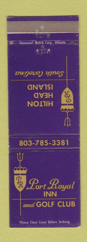 Matchbook Cover - Port Royal Inn Golf Club Hilton Head Island SC