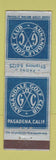 Matchbook Cover - Annandale Golf Club Pasadena CA