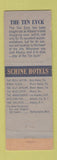 Matchbook Cover - Schine Hotels Ten Eyck Albany NY