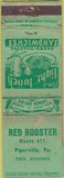 Matchbook Cover - Red Rooster Piperville PA POOR
