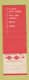 Matchbook Cover - Ojai Valley Inn Country Club CA