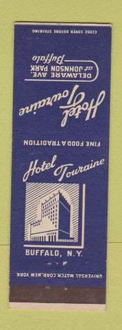 Matchbook Cover - Hotel Touraine Buffalo NY