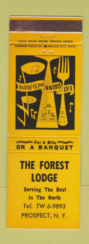Matchbook Cover - The Forest Lodge Prospect NY