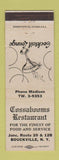 Matchbook Cover - Cossabooms Restaurant Bouckville NY WEAR