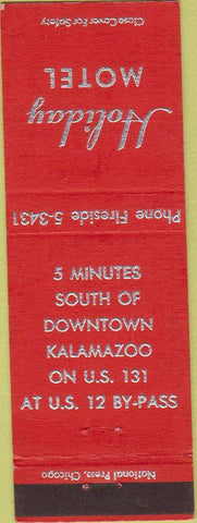 Matchbook Cover - Holiday Motel Kalamazoo MI