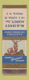 Matchbook Cover - Hartford Insurance McKinney Ithaca NY