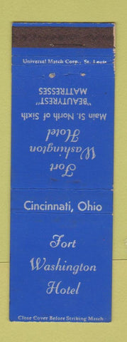 Matchbook Cover - Fort Washington Hotel Cincinnati OH