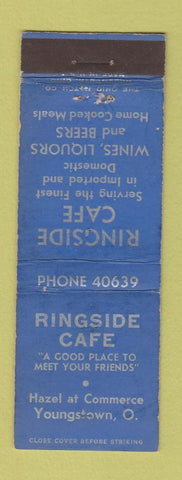 Matchbook Cover - Ringside Cafe Youngstown OH WEAR