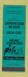 Matchbook Cover - Kostas Restaurant Hamilton OH TEAL
