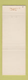 Matchbook Cover - Kostas Restaurant Hamilton OH ORANGE