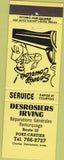 Matchbook Cover - Desrosiers Irving Auto Repair Port Cartier Canada