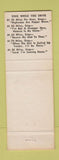 Matchbook Cover - James Ritter Allentown PA General Assembly Election