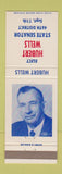 Matchbook Cover - Hubert Wells State Senator Election