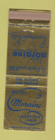 Matchbook Cover - Hotel Moraine Dayton OH