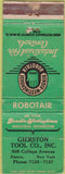 Matchbook Cover - Gierston Tool Elmira NY WORN CREASES