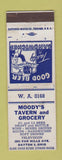 Matchbook Cover - Moody's Tavern Grocery Dayton OH