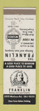 Matchbook Cover - Franklin Savings and Loan Cincinnati OH