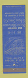 Matchbook Cover - Pacific Machinery Tool Steel Portland OR