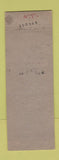 Matchbook Cover - Staley's Restaurant Associated oil gas Buxton OR WEAR