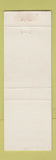 Matchbook Cover - The Towne House Agate Beach OR WEAR