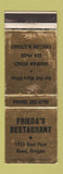 Matchbook Cover - Frieda's Restaurant Bend OR WEAR