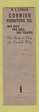 Matchbook Cover - Cornish Furniture Oklahoma City OK