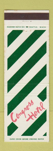 Matchbook Cover - Congress Hotel Portland OR