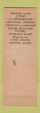 Matchbook Cover - B&P Hardware Freedom OK WORN