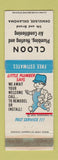 Matchbook Cover - Cloon Plumbing Heating Okmulgee OK WEAR