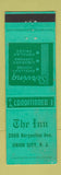Matchbook Cover - The Inn Union City NJ