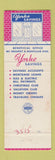 Matchbook Cover - The Yorke Newark NJ Savings Bank