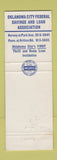 Matchbook Cover - Oklahoma City Federal Savings and Loan OK